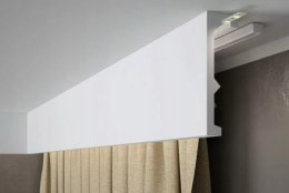 Maskownica karniszowa QL056 wysokość 17.9cm listwa karniszowa długość 2.4m