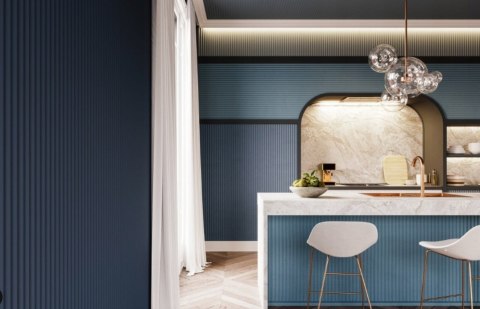 ORAC DECOR W109 Valley panel 3d ścienny długość 2m ryflowany lamele