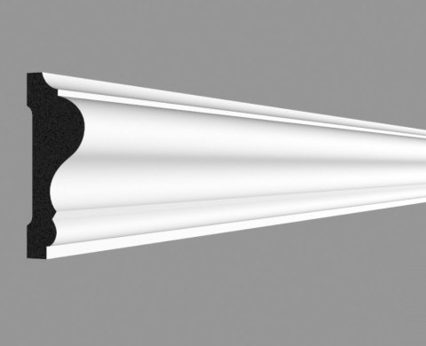 P8020 ORAC DECOR listwa ścienna asymetryczna wysokość 6.0cm sztukateria