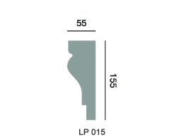 Rhinst LP 015 listwa elewacyjna podparapetowa gzyms