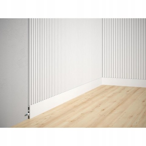 Zakończenie lewe Mardom Decor Lamele Stretto białej L0101L - 2.70m