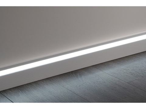 NMC IL11 listwa przypodłogowa LED 8 cm biały dyfuzor