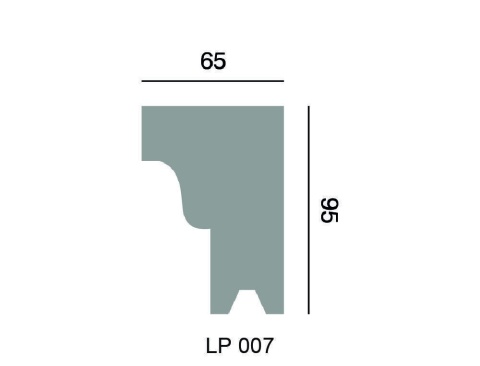 Rhinst LP 007 listwa elewacyjna wielofunkcyjna gzyms