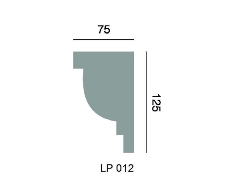 Rhinst LP 012 listwa elewacyjna wielofunkcyjna gzyms