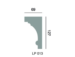 Rhinst LP 013 listwa elewacyjna wielofunkcyjna gzyms