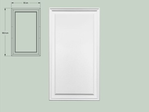 D507 ORAC panel ścienny i drzwiowy 55cm x 90,5cm dekoracyjny sztukateria