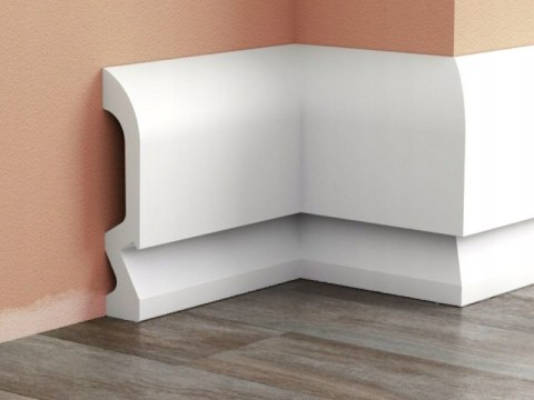 LPC-19LE CREATIVA 10cm listwa przypodłogowa LED oświetleniowa długość 2.44m