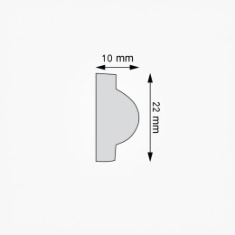 Listwa naścienna LNG-20 Creativa wysokość 2.2cm