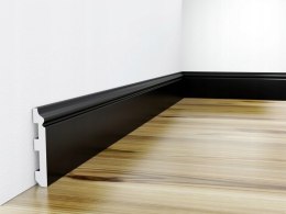Listwa przypodłogowa LPC-07 CZARNA RAL 9005 CREATIVA 80x13x2440mm