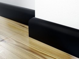 Listwa przypodłogowa LPC-19M czarny kolor RAL9005 wysokość 10cm cokół