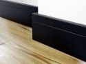 Listwa przypodłogowa LPC-20 Creativa RAL9005 czarna 10cm DŁUGOŚĆ 2.44m