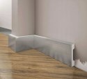Listwa przypodłogowa LPC-23 Creativa RAL9006 srebrna 7cm DŁUGOŚĆ 2.44m
