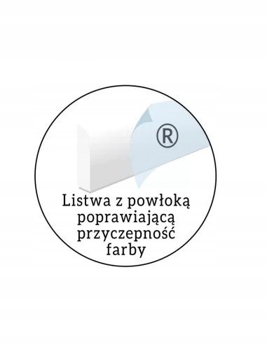 Listwa przypodłogowa LPC-28 CREATIVA 8cm DŁUGOŚĆ 2.44m
