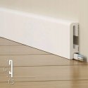 Listwa przypodłogowa PF060 biała RAL9003 wysokość 6cm długość 240cm Durofit