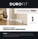 Listwa przypodłogowa PF060 biała RAL9003 wysokość 6cm długość 240cm Durofit