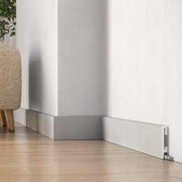 Listwa przypodłogowa PF060G DUROFIT wysokość 6cm szara RAL7047 240cm