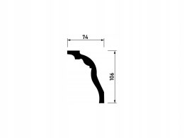Listwa przysufitowa ornamentowa NMC Z3 10.6cm ARSTYL DŁ. 2m GZYMS