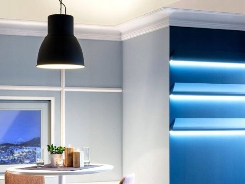 Listwa przysufitowa oświetleniowa NMC IL2 10.5cm LED SUFITOWA 2m GZYMS