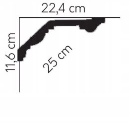 MDB121 MARDOM DECOR listwa sufitowa