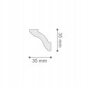NMC Z1250 listwa przysufitowa wysokość 3.5cm ARSTYL gzyms sztukateria