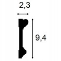 Obramowanie drzwi DX121-2300 Orac Decor wysokość 9.4cm listwa ścienna