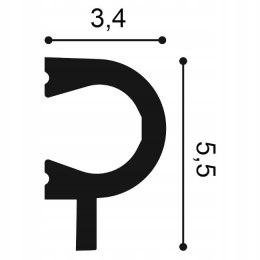PX169 Boazeria angielska listwa ścienna wykończenia do panela PX147