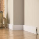 PF080 listwa przypodłogowa biała RAL9003 Durofit wysokość 8cm wodoodporna