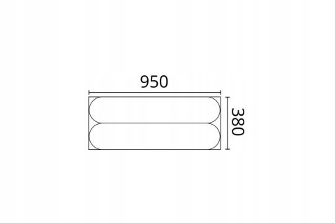 Panel dekoracyjny 3D Arstyl Arc L NMC Noel & Marquet 38x95 cm