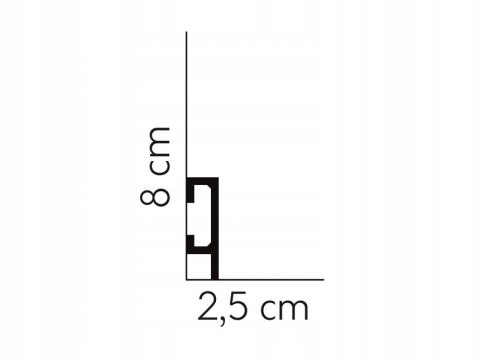 QL019 Mardom listwa oświetleniowa led 8.0cm sufitowa ścienna przypodłogowa