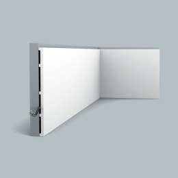 SX207 Orac Decor duża listwa przypodłogowa wysokość 25cm panel 3D