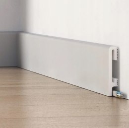 Szara PF080G listwa przypodłogowa DuroFit wysokość 8cm kolor Ral7047