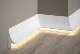 QL007P listwa przypodłogowa Mardom Decor wysokość 9.3cm RAL9003