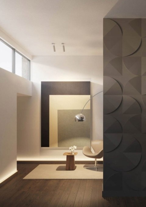 Listwa oświetleniowa przypodłogowa IL10 NMC LED czarna wysokość 8cm