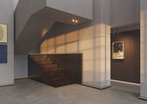 Listwa przypodłogowa IL11 NMC BLACK LED WALLSTYL 8cm RAL7021 CZARNY DYFUZOR