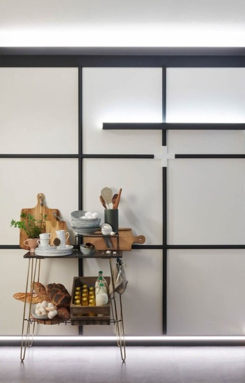 Listwa przypodłogowa IL11 NMC BLACK LED WALLSTYL 8cm RAL7021 CZARNY DYFUZOR