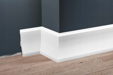 Listwa przypodłogowa LPC-34M RAL9003 CREATIVA 12cm