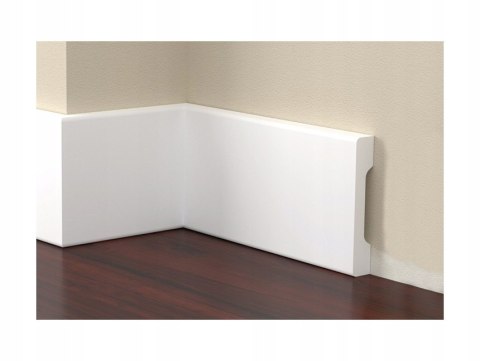 Listwa przypodłogowa LPC-37M CREATIVA kolor biały RAL9003 wysokość 7cm