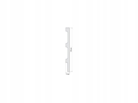 Listwa przypodłogowa LPC-39 CREATIVA WYSOKOŚĆ 19.5cm 2.44 DŁUGOŚĆ