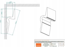 Listwa ścienna oświetleniowa NMC IL9 15cm LED Arstyl 2m