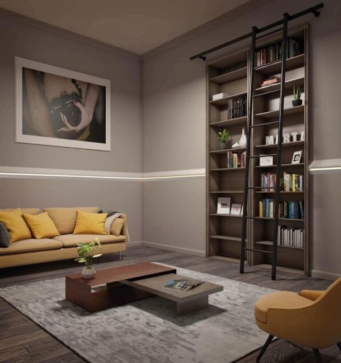 Listwa sufitowa NMC IL4 LED H-6cm DŁUGOŚĆ 200cm Wallstyl NOEL & MARQUET