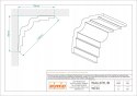 Listwa sufitowa NMC WT25 7.8cm Wallstyl NOEL & MARQUET
