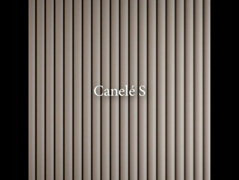 NMC CANELÉ S panel ścienny ryflowany 3d 30x200cm Noel & Marquet Arstyl