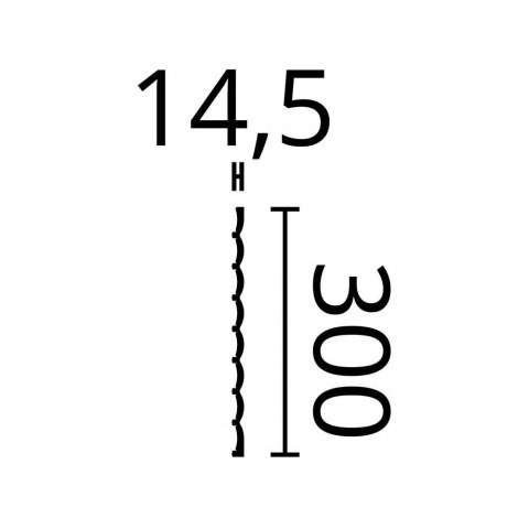 NMC CANELÉ S panel ścienny ryflowany 3d 30x200cm Noel & Marquet Arstyl