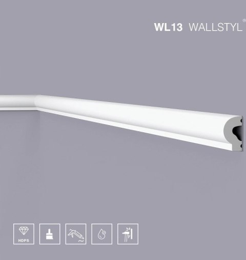 NMC WL13 listwa ścienna wysokość 2.5cm naścienna Wallstyl Noel&Marquet