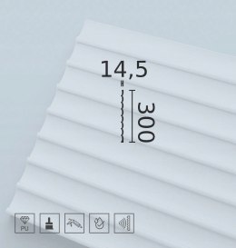 Panel 3D NMC Dorique 30x200cm NOEL & MARQUET panele ryflowane ścienne