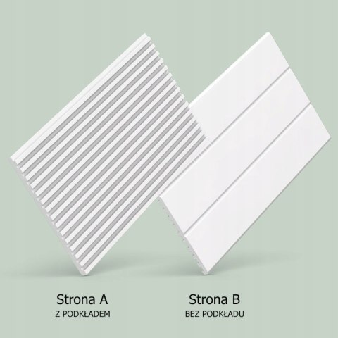 Panel 3D ścienny ryflowany WX205 - 2600 Track dwustronny dekoracyjny 260cm