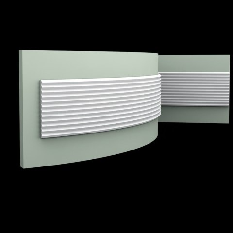 Panel elastyczny W108F Zigzag 3D ORAC DECOR ryflowany ścienne lamele 200cm