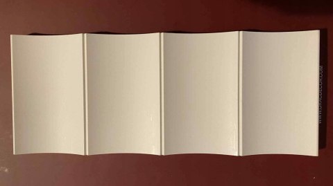 Panel ścienny 3D ryflowany W114-2600 Valley XL dekoracyjny 260 cm