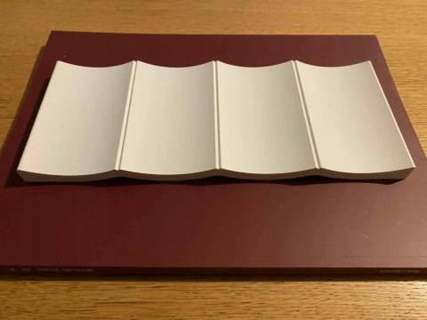 Panel ścienny 3D ryflowany W114-2600 Valley XL dekoracyjny 260 cm