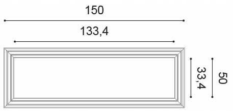 W120 Autoire panel 3d ścienny dekoracyjny Orac Decor boazeria angielska